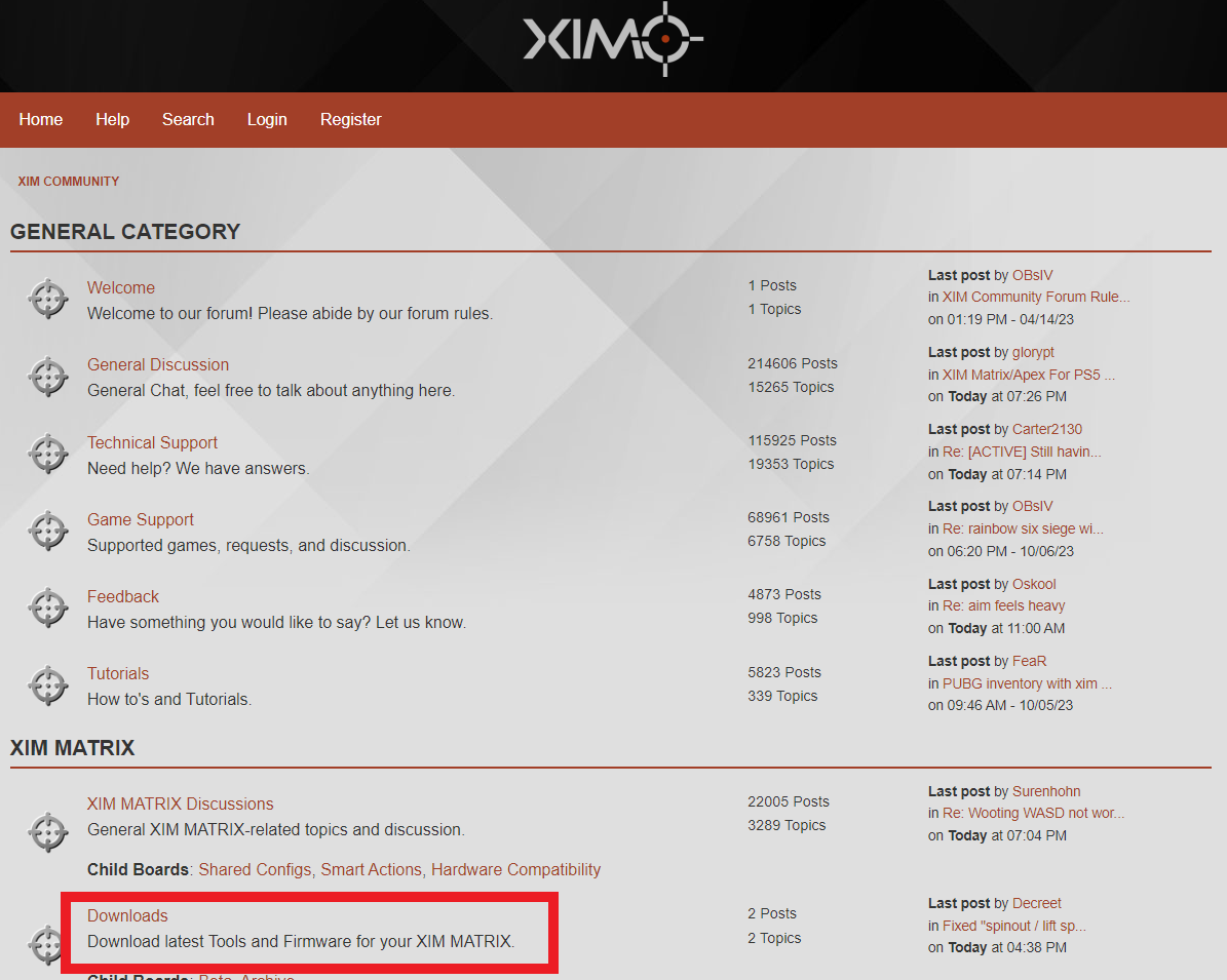 XIM MATRIX 初期設定、感度設定済 XIM matrix 初期設定済み